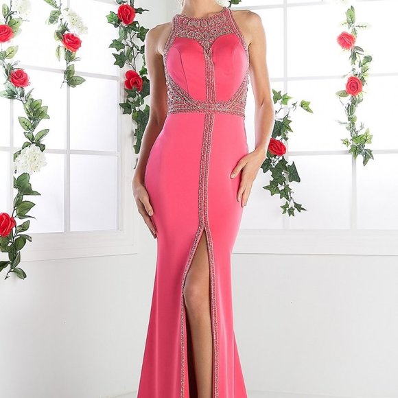 Cinderella Dresses & Skirts - Sequined Neckline Mermaid Shape Dress CDCR752